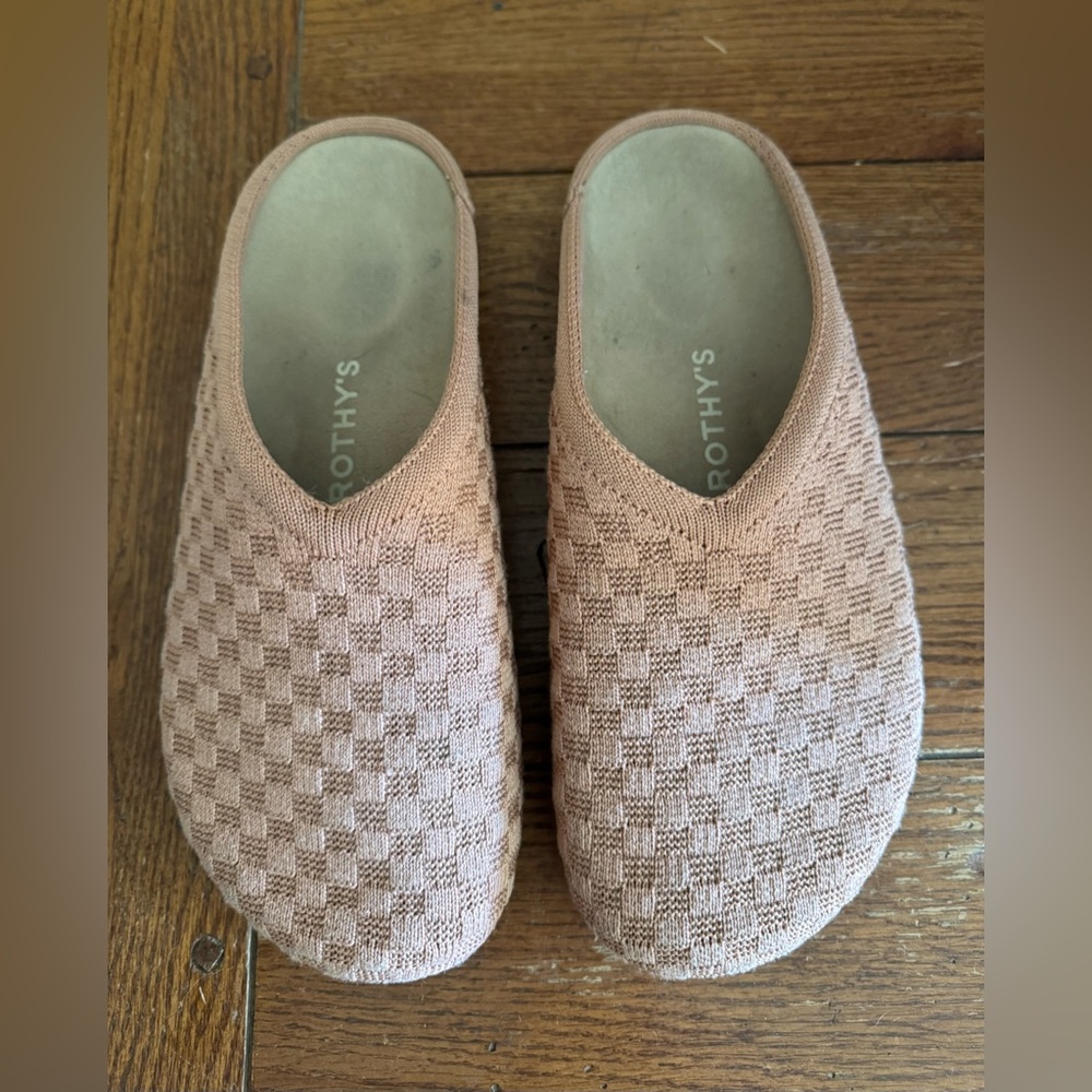 Rothy’s W Sz 7 The Casual Slip On Hemp Clogs Mules Clay Casual Comfort Washable - Picture 3 of 12